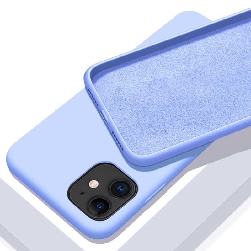 Solid Color Soft Silicone Case for iPhone | hanabish7