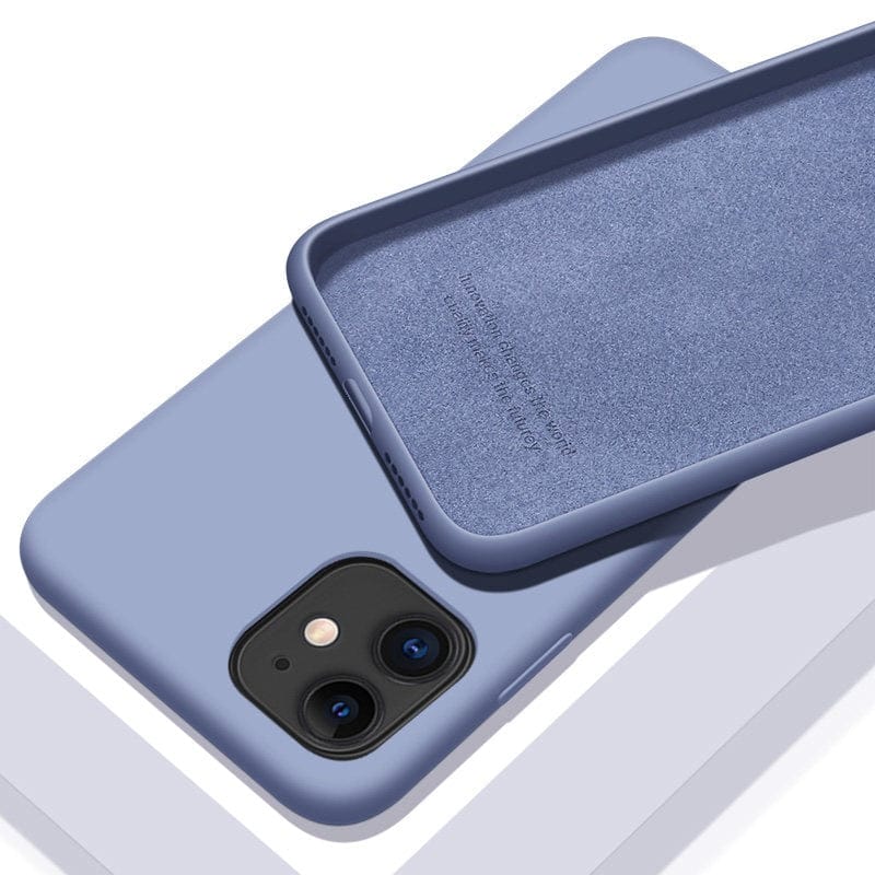 Solid Color Soft Silicone Case for iPhone | hanabish7