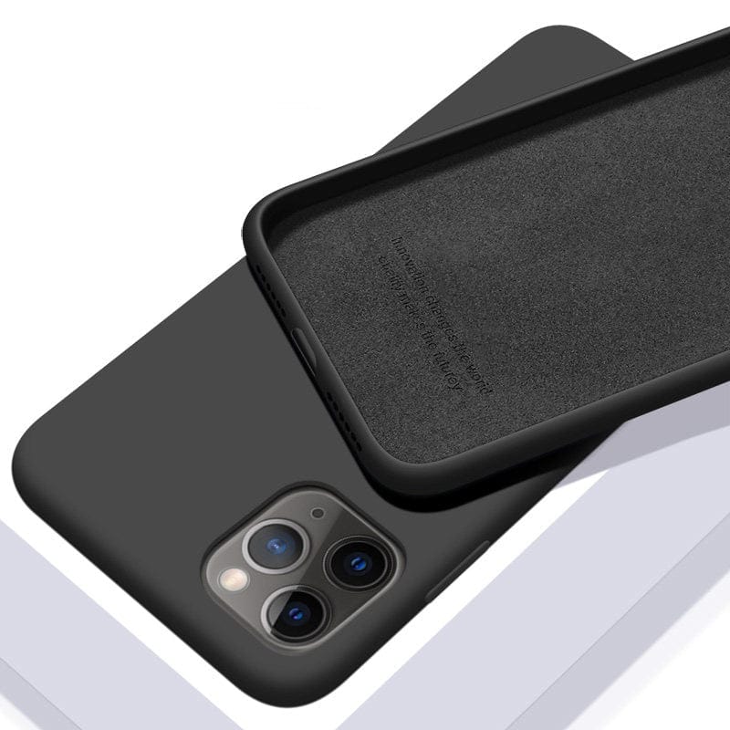 Solid Color Soft Silicone Case for iPhone | hanabish7