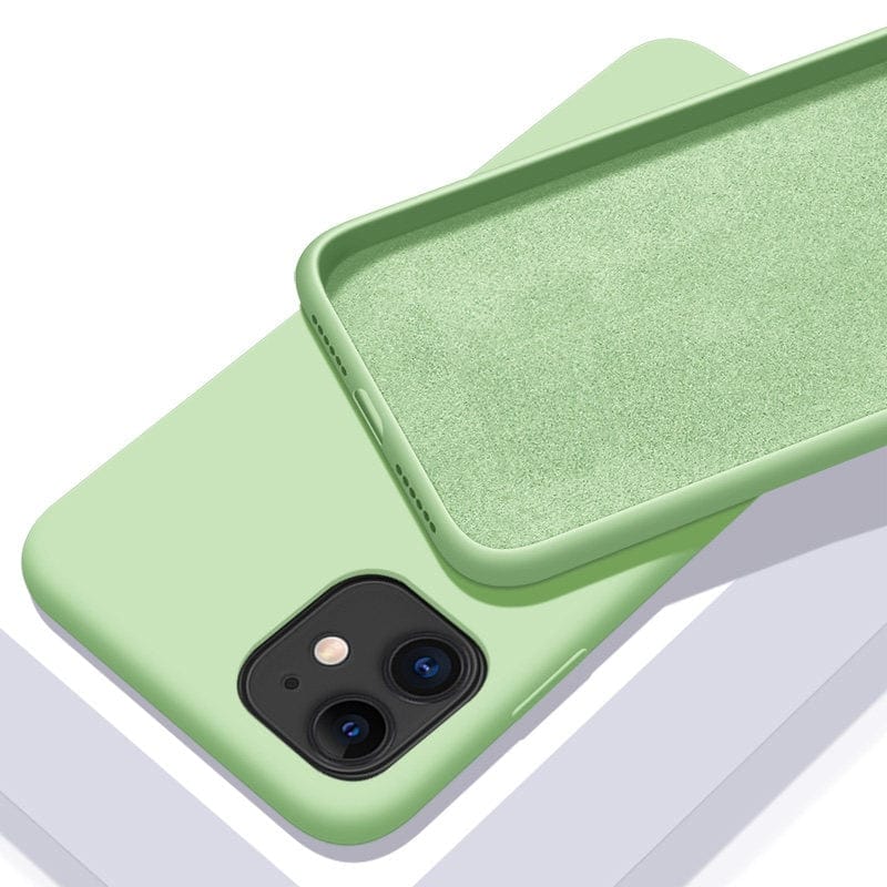 Solid Color Soft Silicone Case for iPhone | hanabish7