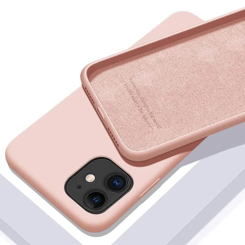 Solid Color Soft Silicone Case for iPhone | hanabish7